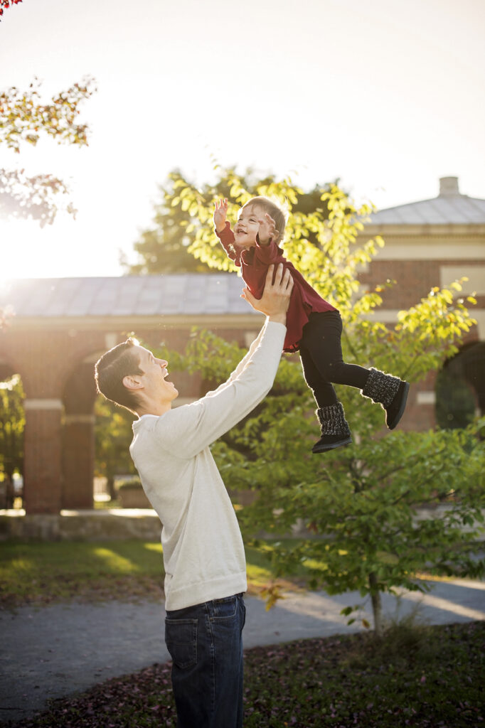 sunset glow session in Saratoga Springs