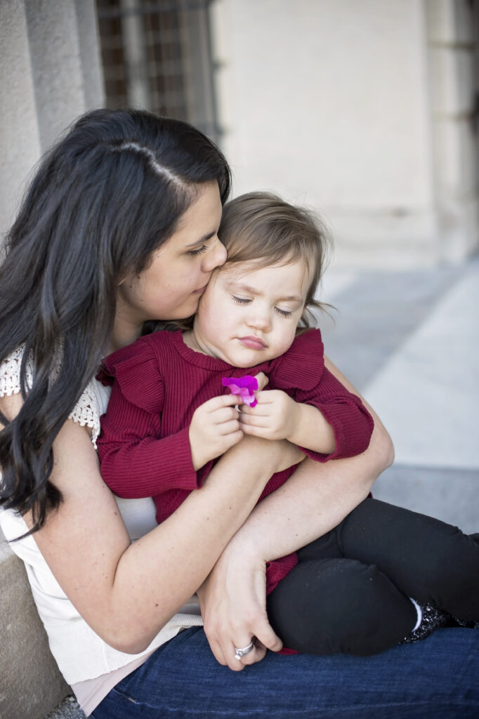 motherhood photography with daughter in Saratoga Springs NY